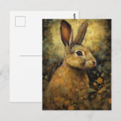 Schöner Brauner Hase Postkarte (Vorne/Hinten)