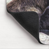 Schöner Brown-Grizzlybär Mousepad (Ecke)