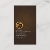 Schöner Brown-Schmutz-Maurerarbeit-Bau Visitenkarte (Rückseite)