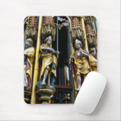 Schöner Brunnen in Nürnberg Mousepad (Mit Mouse)
