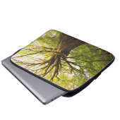 Schöner Buchen-Baum Laptopschutzhülle (Vorne Knopf)