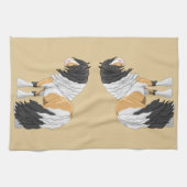 Schöner Buckskin Pinto Sinti und Roma Vanner Entwu Handtuch (Horizontal)