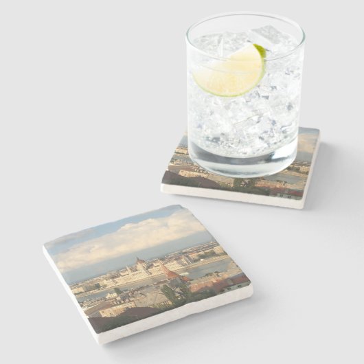 Schöner BudapeststeinUntersetzer Steinuntersetzer (Seitenansicht)