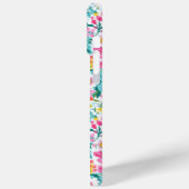 Schöner Bunter Garten Monogrammiert Case-Mate iPhone Hülle (Rückseite / Links)