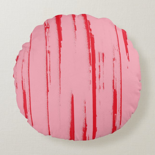 Schöner Candy Style Rundes Kissen (Vorderseite)