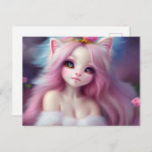 Schöner Cartoon Cat Baby Postkarte (Vorne/Hinten)