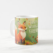 Schöner Cartoon "Happy Woodland" Kaffeetasse (Vorderseite Links)