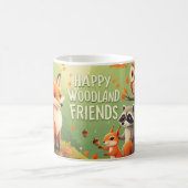 Schöner Cartoon "Happy Woodland" Kaffeetasse (Mittel)
