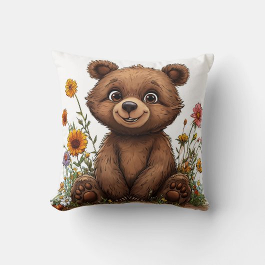 Schöner Cartoon Kissen (Vorderseite)