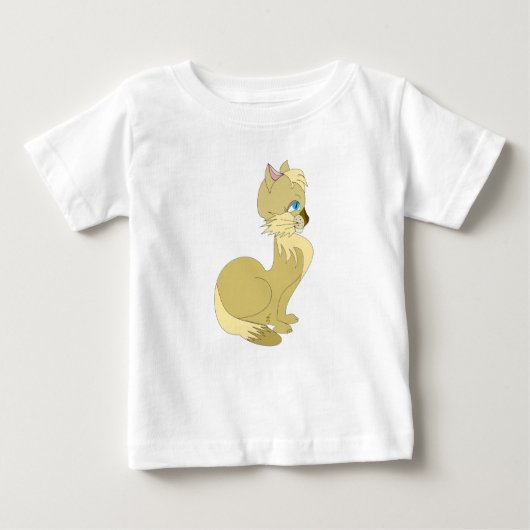 Schöner Cat Baby T - Shirt (Vorderseite)