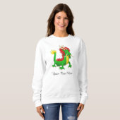 Schöner chinesischer Azur-Drache Sweatshirt (Vorne ganz)