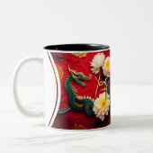 Schöner chinesischer Drache - Neujahr 2024 2TMug2 Zweifarbige Tasse (Links)