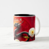 Schöner chinesischer Drache - Neujahr 2024 2TMug Zweifarbige Tasse (VorderseiteRechts)