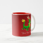 Schöner chinesischer Drache Zweifarbige Tasse (VorderseiteRechts)