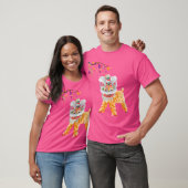 Schöner chinesischer Löwentanz T-Shirt (Unisex)