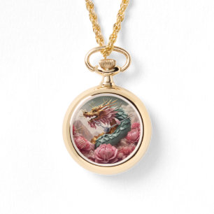 Schöner chinesischer Neujahrsdrache 2024 WW Armbanduhr