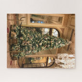Schöner Christbaum im Plaza Hotel NYC Puzzle (Horizontal)