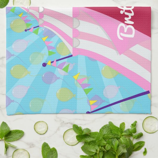 Schöner Circus Zent Geschirrtuch (Gefaltet)