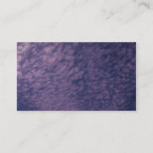 Schöner Cirrocumulus Visitenkarte (Rückseite)