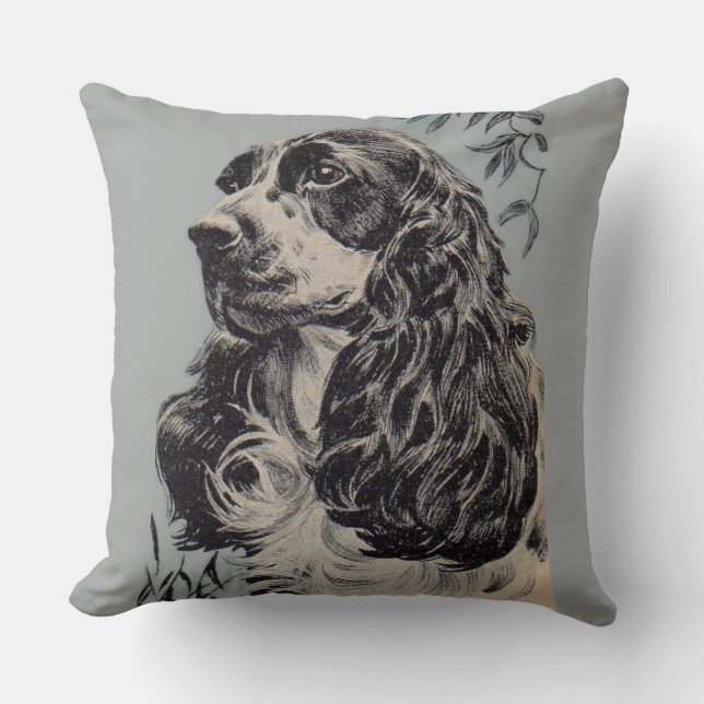 schöner Cocker Spaniel Kissen (Vorderseite)