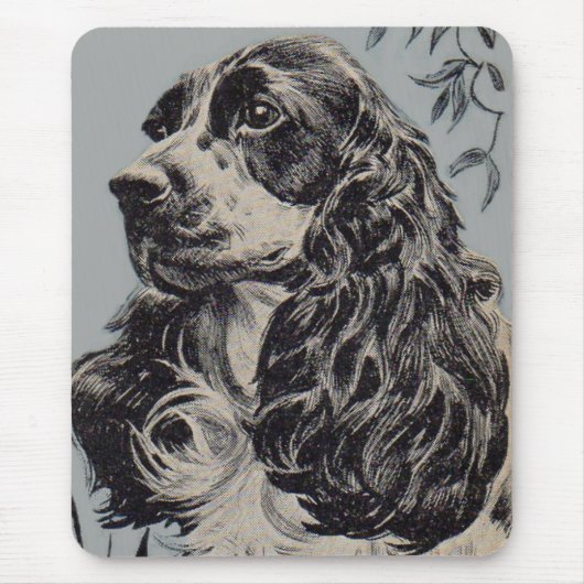 schöner Cocker Spaniel Mousepad (Vorne)