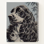 schöner Cocker Spaniel Notizblock (Rückseite)