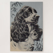 schöner Cocker Spaniel Puzzle (Vertikal)