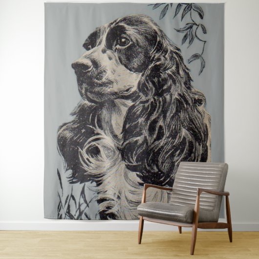 schöner Cocker Spaniel Wandteppich (Beispiel)