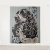schöner Cocker Spaniel Wandteppich (Vorderseite)