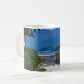 Schöner Comer See Italien Kaffeetasse (Vorderseite Links)