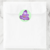 Schöner Crocus Sticker (Tasche)
