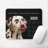 Schöner Dalmatiner Hund 2025 Kalender Mousepad (Mit Mouse)