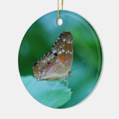 Schöner Danaus Plexippus Butterfly auf dem Leaf. Keramik Ornament (Links)