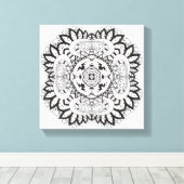 Schöner Deko Square Doodle 6 (Insitu (Holzboden))