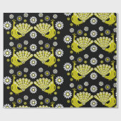 Schöner dekorativer Pfau Geschenkpapier (Flach)