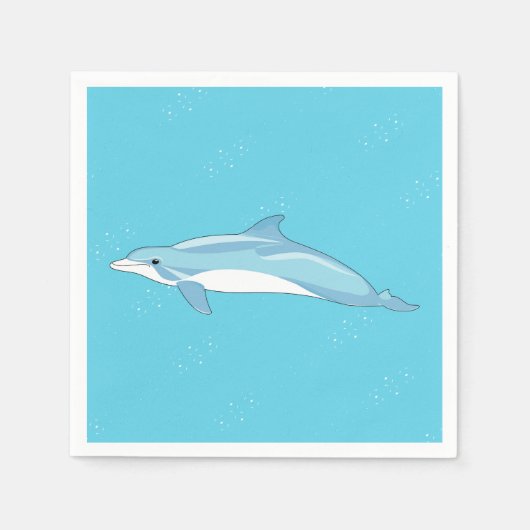 Schöner Delphin Serviette (Vorderseite)