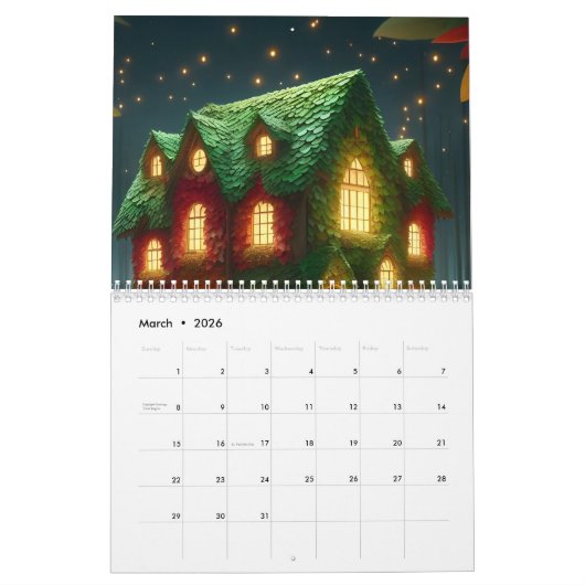 Schöner Design-Kalender Kalender (Mär 2026)