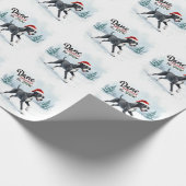 Schöner Deutsche Dogge Geschenkpapier (Ecke)