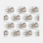 Schöner deutscher kurzhaariger Zeiger-Winter Fleecedecke (Vorderseite (Horizontal))