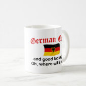 Schöner Deutscher Oma Kaffeetasse (VorderseiteRechts)