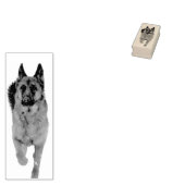 Schöner deutscher Schäferlaufen Gummistempel (Stempel)