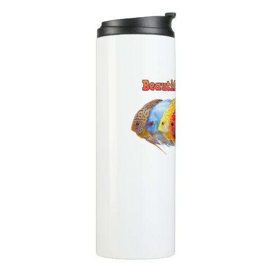 Schöner Discus Fish Thermal Tumbler Thermosbecher (Nach links gedreht)