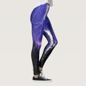 schöner Donner über dem Wald Leggings (Rechts)