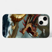 Schöner Drache Case-Mate iPhone Hülle (Rückseite (Horizontal))