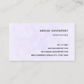 Schöner Drache mit eleganter Krone Visitenkarte (Rückseite)