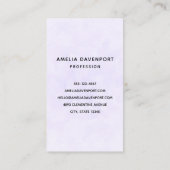 Schöner Drache mit eleganter Krone Visitenkarte (Rückseite)