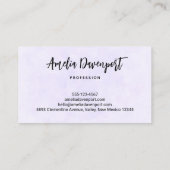 Schöner Drache mit eleganter Krone Visitenkarte (Rückseite)