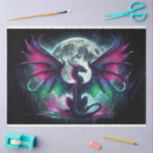 Schöner Drache Seidenpapier (Basteln)