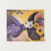 Schöner Drag Queen Klimt Style Wandteppich (Vorderseite (Horizontal))