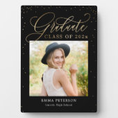 Schöner EDITABLE FARBEN Abschluss Plaque Fotoplatte (Vorderseite)